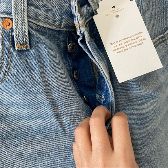 NWT Levi’s 501 S Skinny Jeans in Love Fool 24 x 30 - Picture 8 of 16